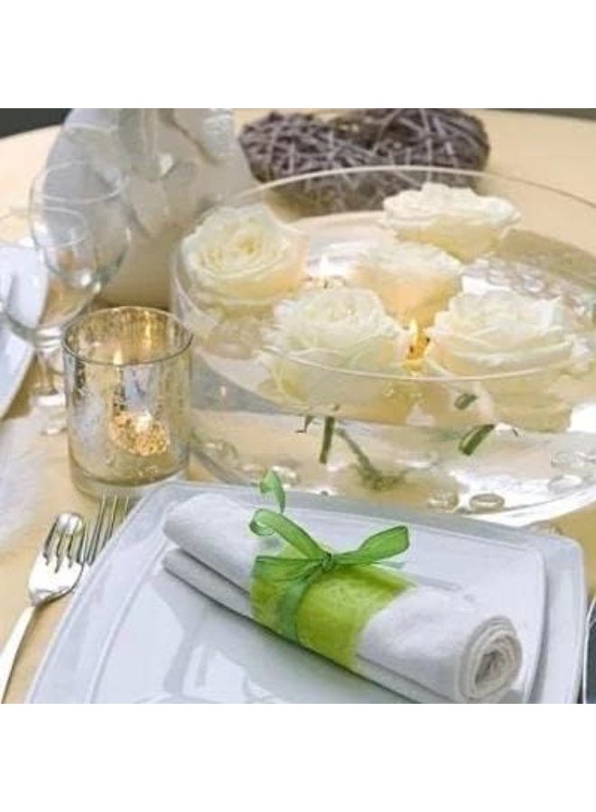 Mado Gallery Glass Cylinder Vase Decorative Centerpieces for Flower Arrangements, Home & Wedding Decoration (15x8cm, 20x8cm, 25x8cm) - Image 3